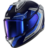 Shark Шлем Skwal i3 Rhad Blue/Chrome/Silver в Новосибирске