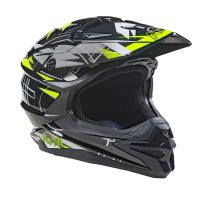 AiM Шлем кроссовый JK803S Yellow/Black в Новосибирске
