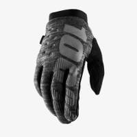 100% Мотоперчатки текстильные Brisker Glove Heather Grey  в Новосибирске