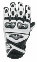 IXS Перчатки RS-400 Kurz Черный/Белый в Новосибирске