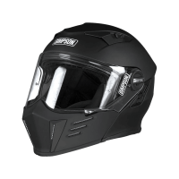 Simpson Шлем модуляр Darksome Matt Black в Новосибирске