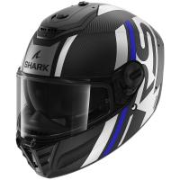 Shark Шлем Spartan RS Carbon Shawn Mat Black/Blue/Silver в Новосибирске