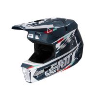 Leatt Шлем кроссовый Helmet Kit Moto 3.5 V25 Blue в Новосибирске