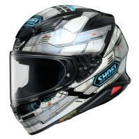 Shoei Мотошлем NXR 2 Fortress серо-черно-голубой в Новосибирске
