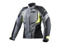 LS2 Мотокуртка женская Phase Lady Jacket серо-чёрно-жёлтый в Новосибирске