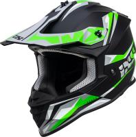 IXS шлем кроссовый 362 2.0 Черно-зеленый-белый в Новосибирске