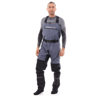 Dragonfly  Вейдерсы мембранные QUAD PRO 2023 Gray - Black  в Новосибирске