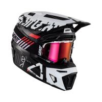 Leatt Мотошлем кроссовый Moto 9.5 Carbon Helmet Kit V24 White в Новосибирске