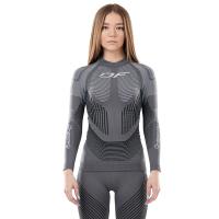Dragonfly Термофутболка DF 3DThermo Grey с длинным рукавом Woman в Новосибирске