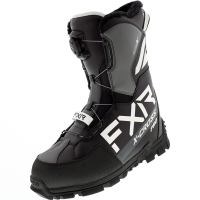 FXR Ботинки снегоходные X-Cross Pro BOA с утеплителем Black/White в Новосибирске