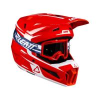 Leatt Шлем кроссовый 3.5 V26 Red + очки Vizion 3.5 в Новосибирске