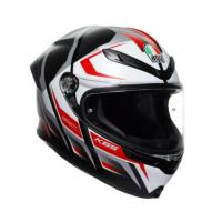 AGV Шлем K6 S 2206 Karve Matt Black/White/Red в Новосибирске
