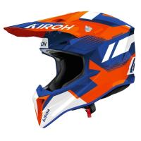 Airoh Шлем Wraaap Vision Orange-Blue Gloss в Новосибирске