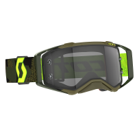 Scott Очки кроссовые Prospect LS kaki green/neon yellow light sensitive в Новосибирске