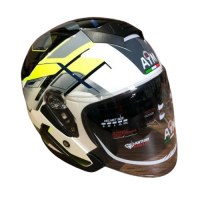 AiM Шлем JK526 Yellow/Grey/White в Новосибирске