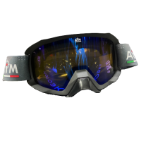 AIM PRO Очки снегоходные двойная линза 186-100 Black matt в Новосибирске