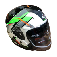 AiM Шлем JK526 Fluo-Green/White/Black в Новосибирске