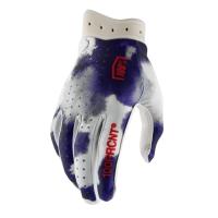 100% Мотоперчатки текстильные ITrack Blue/White 2026 в Новосибирске