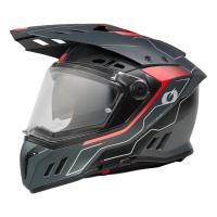 Oneal Шлем кроссовый со стеклом Sierra RS Echo красный/черный в Новосибирске