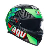 AGV Шлем K3 Kamaleon Black/Red/Green в Новосибирске