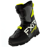 FXR Ботинки снегоходные X-Cross Pro BOA с утеплителем Black/Hi Vis в Новосибирске