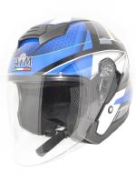 AiM Шлем открытый JK526 Blue/Grey/Black в Новосибирске