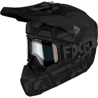 FXR Шлем Clutch Cold Stop QRS Electric 22 Black Ops в Новосибирске