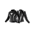 Shima Куртка Кожаная женская Miura 2.0 Black/White в Новосибирске