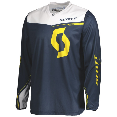 Scott Джерси 350 Dirt blue/yellow в Новосибирске