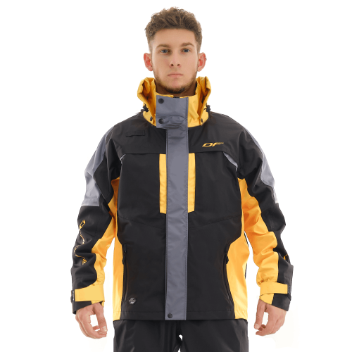 Dragonfly Куртка мембранная Quad Pro Black-yellow в Новосибирске