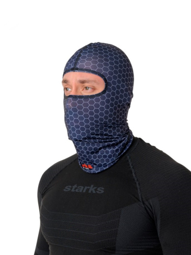 Starks Подшлемник Light Print Moto Черный принт в Новосибирске