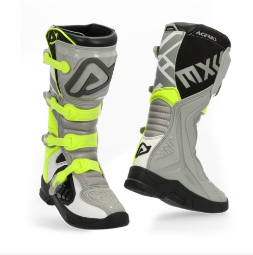 Acerbis Мотоботы кроссовые X-Team Grey/Yellow в Новосибирске