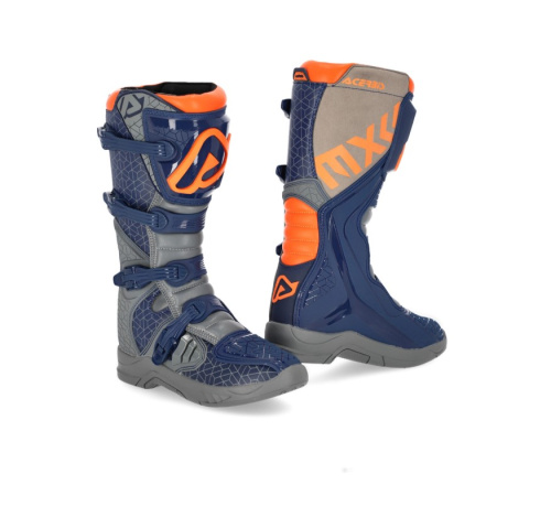 Acerbis Мотоботы кроссовые X-Team Blue/Grey в Новосибирске