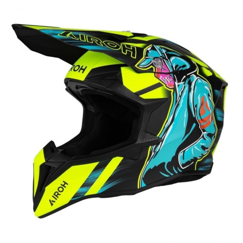 Airoh Шлем Wraaap Cyber Yellow Matt в Новосибирске
