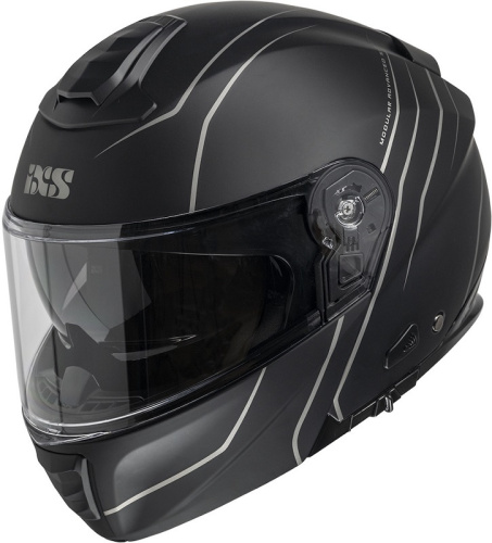 IXS Шлем модуляр iXS460 черный серый матовый в Новосибирске
