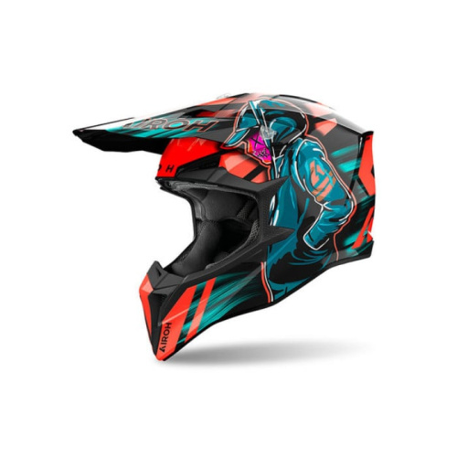 Airoh Шлем Wraaap Cyber Orange Glossy в Новосибирске