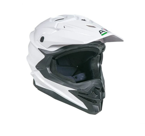 AiM Шлем кроссовый JK803 White Glossy в Новосибирске
