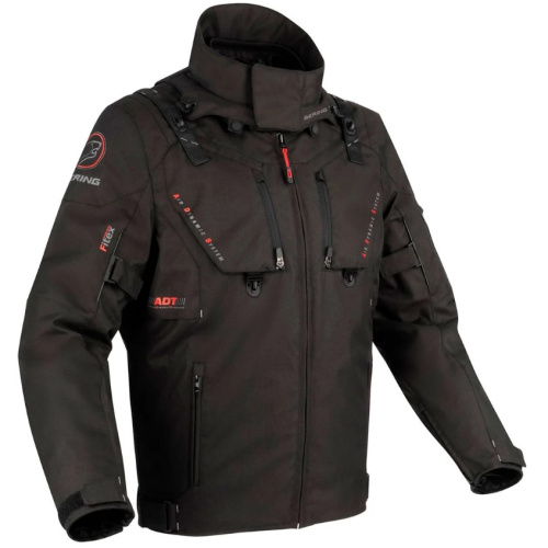 Bering Куртка текстильная Skogar Black в Новосибирске