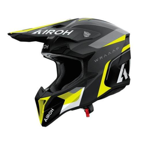 Airoh Шлем Wraaap Conquer Yellow Matt в Новосибирске
