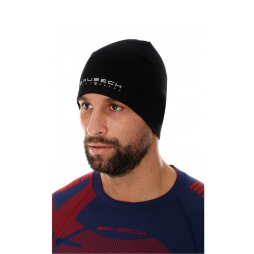 Brubeck Шапка шерстяная Active Wool Черная в Новосибирске