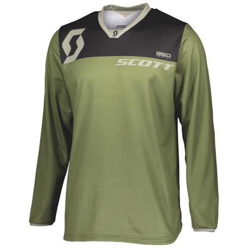 Scott Джерси 350 Dirt green tan в Новосибирске
