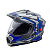 AIM Шлем кросс/эндуро JK802S Blue/Grey/Black в Новосибирске