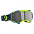 Scott Очки кроссовые Fury LS neon yellow/blue light sensitive grey works в Новосибирске