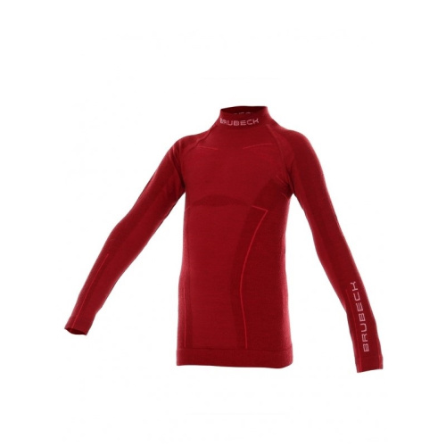Brubeck Футболка на девушку Active Wool Бордовый в Новосибирске