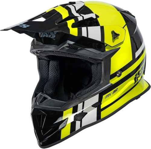 IXS Мотошлем iXS361 2.3 Черно-желтый в Новосибирске