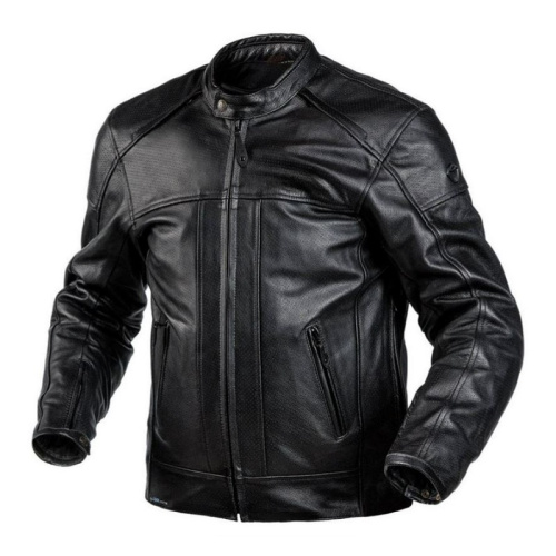 Scout куртка кожаная Daytona Waterproof Black в Новосибирске