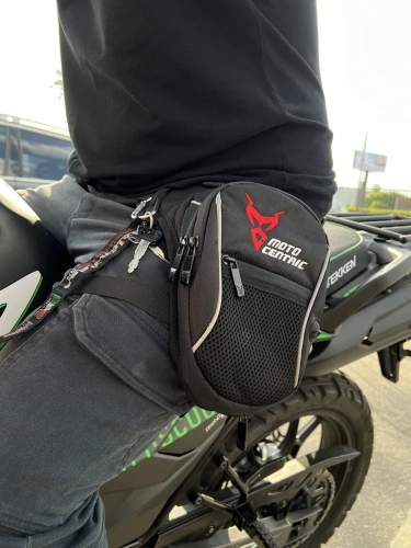Motolike сумка на пояс красная в Новосибирске