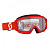 Scott Очки кроссовые Primal clear red/white clear works в Новосибирске