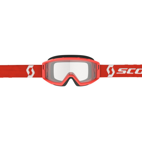 Scott очки кроссовые Primal Red прозрачная линза в Новосибирске