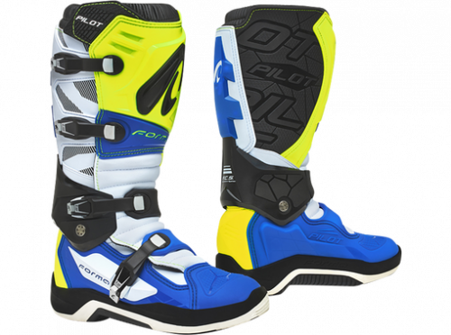 Forma Ботинки Pilot YellowFluo/White/Blue в Новосибирске